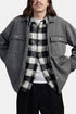 Camicia a maniche lunghe Edwin Utility (lavaggio nero candeggina) | Camicie