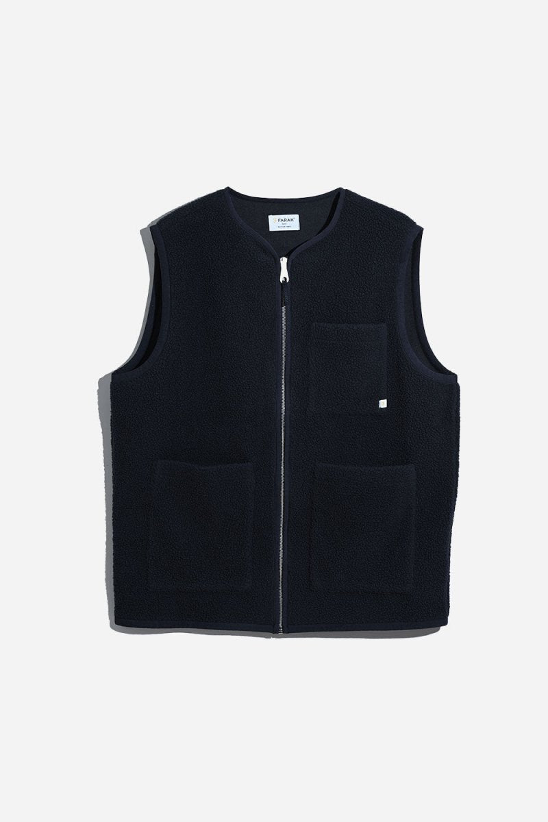Farah Abbott F - Tab Gilet (True Navy) | Vests