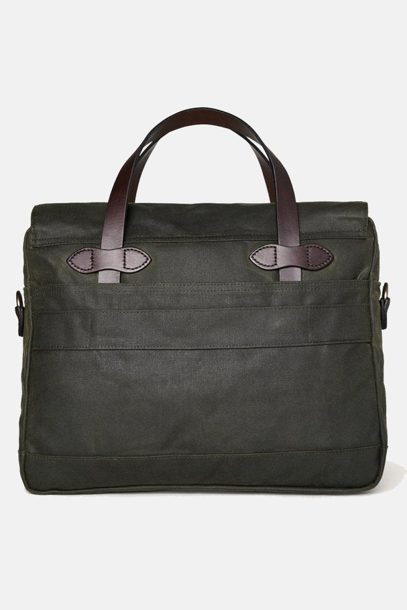 Filson 24-Hour Hour Tin Cloth Briefcase (Otter Green) | Bags