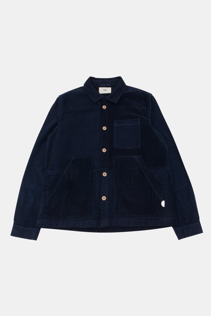 Folk Assembly Worker Jacket (Navy Cord Mix) | Jackets