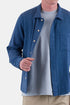 Camicia con toppe folk (intreccio indaco) | Camicie