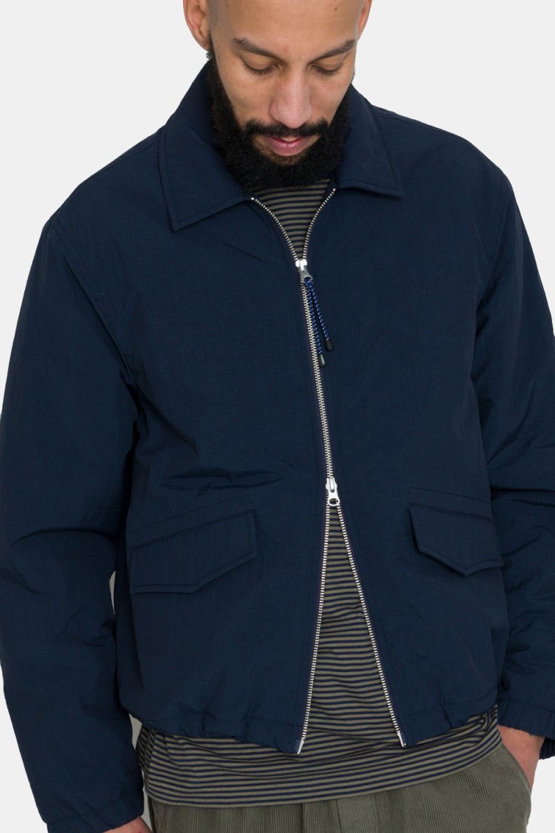 Folk Wadded Bomber Jacket (Navy Ripstop Nylon) | Jackets