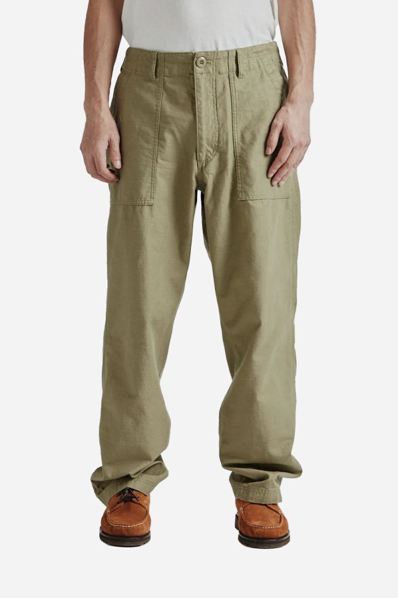 Frizmworks Back Satin Fatigue Pants (Khaki Beige) | Trousers