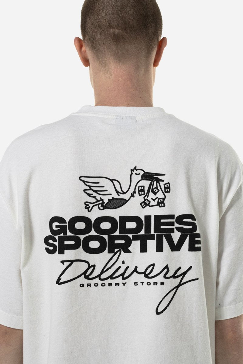 Goodies Sportive Delivery T-Shirt (White) | T-Shirts