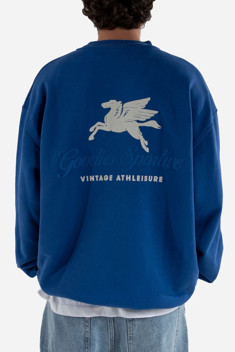 Goodies Sportive Premium Crewneck (Blue) | Sweaters