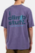 T-shirt Gramicci I Climb Stuff (pigmento viola) | Magliette