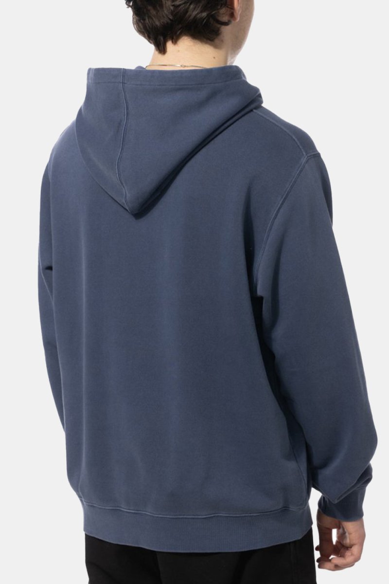 Gramicci One Point Hooded Sweatshirt (Navy Pigment) | Sweaters