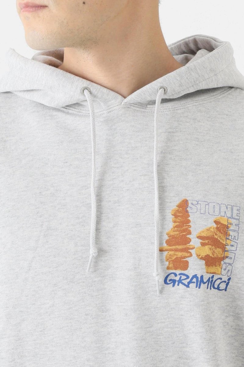 Gramicci Stoneheads Hooded Sweatshirt (Grey) | Sweaters