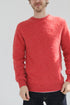 Maglione lavorato a maglia girocollo a doppia spazzolatura mezza dozzina super morbido (salmone) | Maglieria