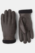 Guanti Hestra Primaloft Rib in pelle di daino (marrone scuro) | Guanti