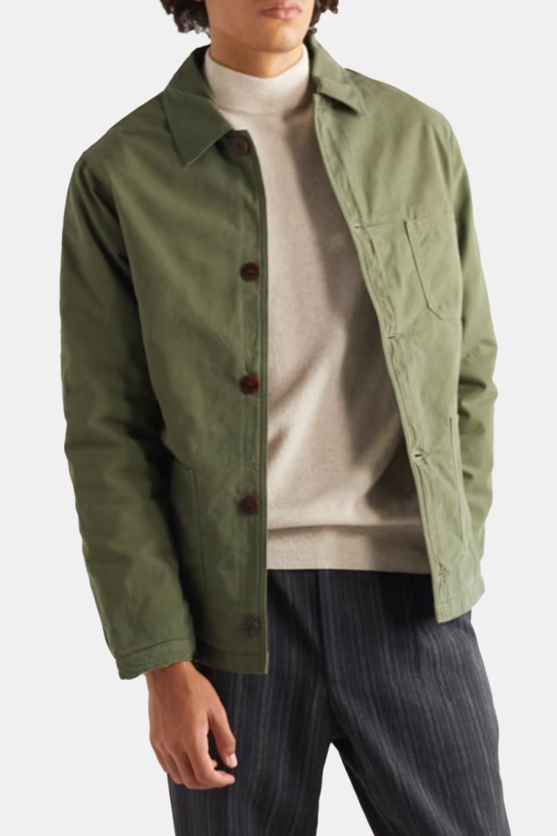 La Paz Baptista Padded Worker Jacket (Military Green Canvas) | Jackets