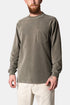 T-shirt La Paz Duarte L/S (verde militare a coste) | Magliette