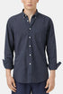 Camicia Atlantico in flanella portoghese (Blu marino) | Camicie