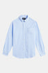 Camicia a righe Atlantico in flanella portoghese (blu) | Camicie