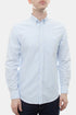 Camicia a righe Belavista in flanella portoghese (Cielo) | Camicie