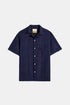 Camicia Crupao in flanella portoghese (Blu marino) | Camicie
