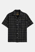 Camicia Dorne in flanella portoghese (nera) | Camicie