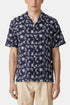 Camicia Folclore 4 in flanella portoghese (Blu marino) | Camicie