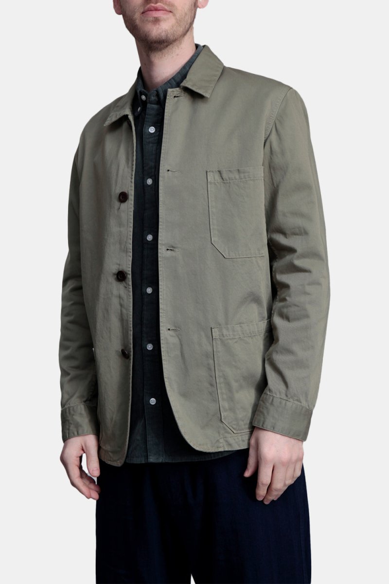 Portuguese Flannel Labura Chore Workwear Jacket (Olive) | Jackets