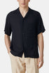 Camicia Cobra in flanella modale portoghese (nera) | Camicie