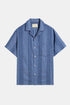 Camicia Portoghese in Flanella del Pacifico (Indaco) | Camicie