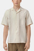Camicia con arazzo in flanella portoghese (Ecru) | Camicie