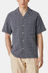 Camicia in flanella portoghese (bianco/blu scuro) | Camicie