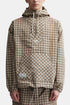 Camicia scozzese con cappuccio mascherato Umbro (marrone beige) | Camicie