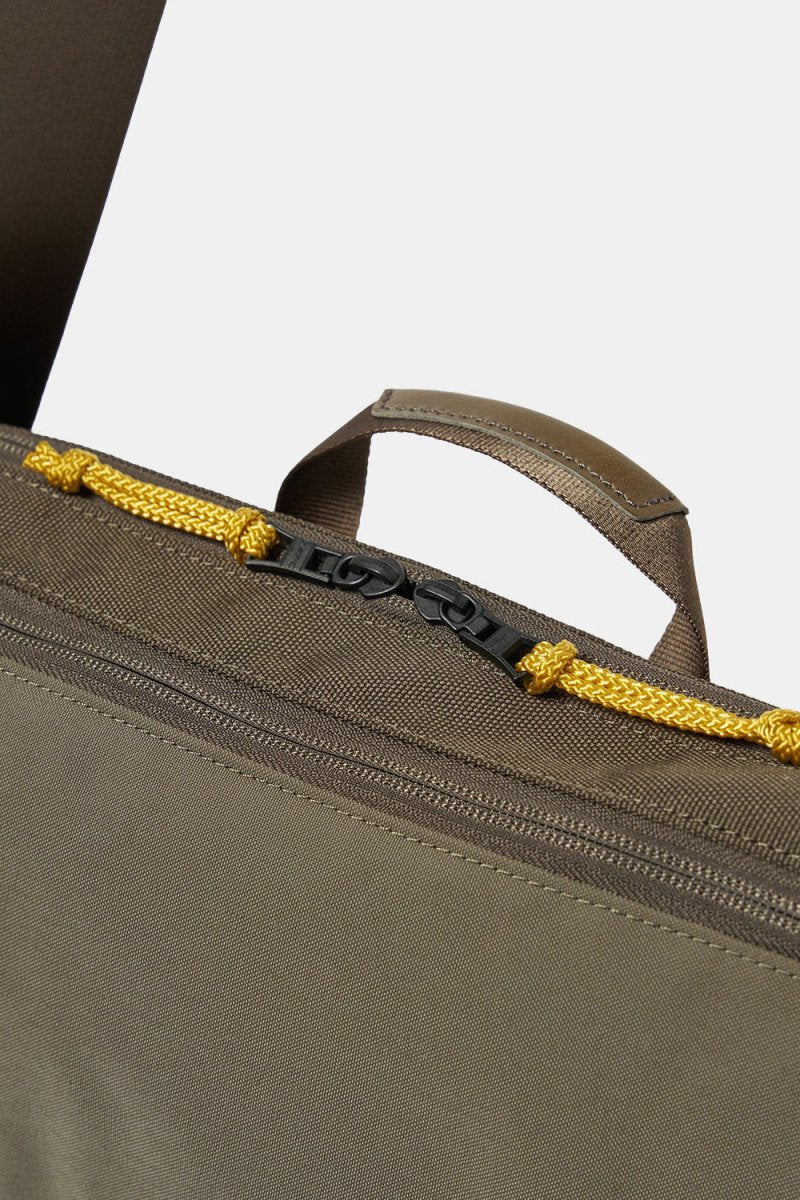 Universal Works Courier Bag (Olive Recycled Tech Canvas) | Bags