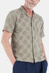 Camicia da strada in cotone a pois Universal Works (oliva chiaro) | Camicie