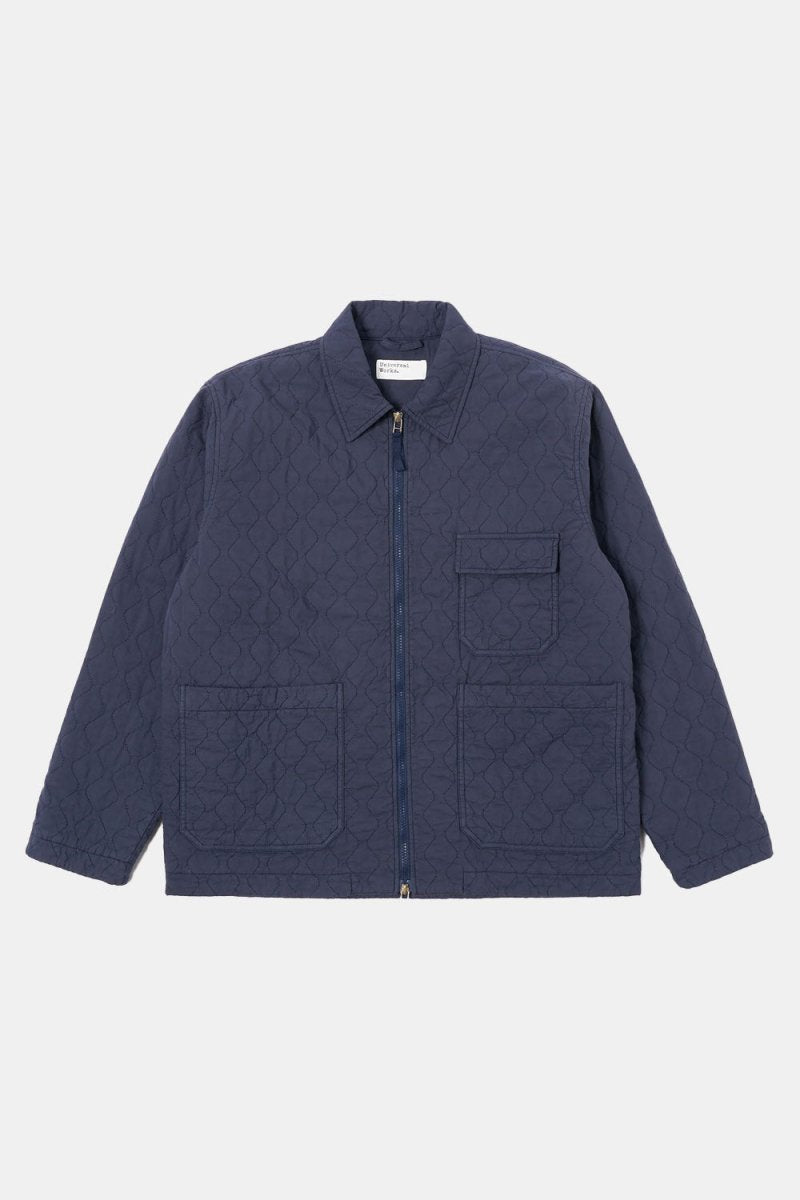 Universal Works Fine Cord Bakers Overshirt (Navy)