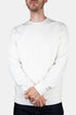 Felpa oversize ricamata Loopback Universal Works (Ecru) | Maglioni