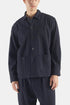 Universal Works Ospina Cotton Travail Overshirt (Blu Scuro) | Giacche