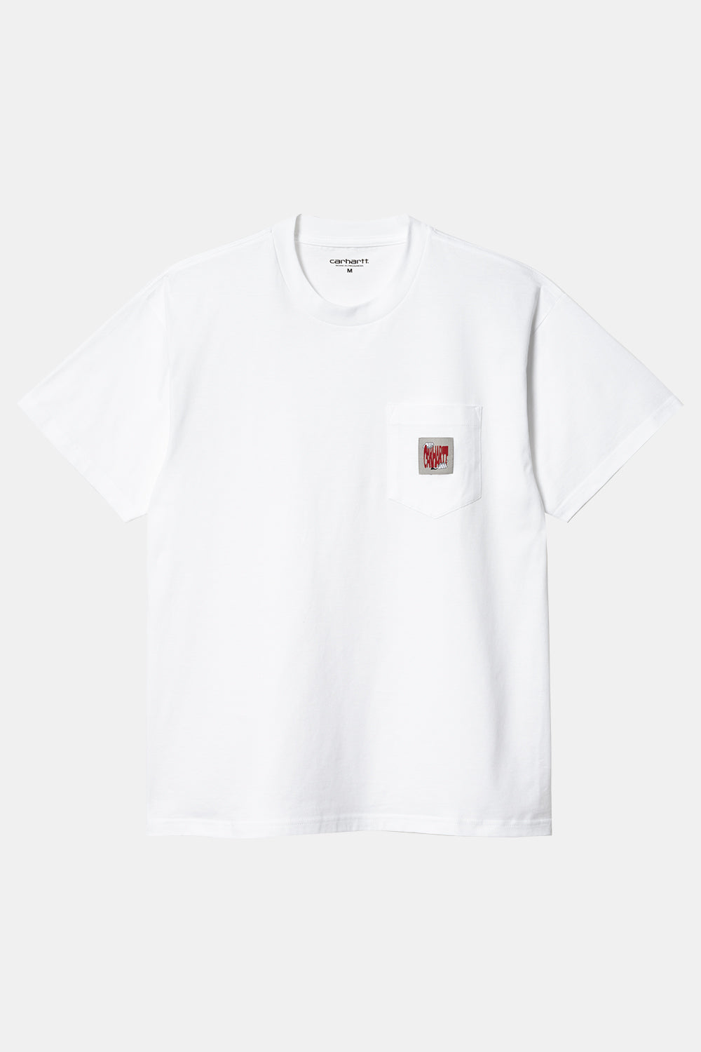 Carhartt WIP Short Sleeved Organic Stretch Pocket T-Shirt (White)