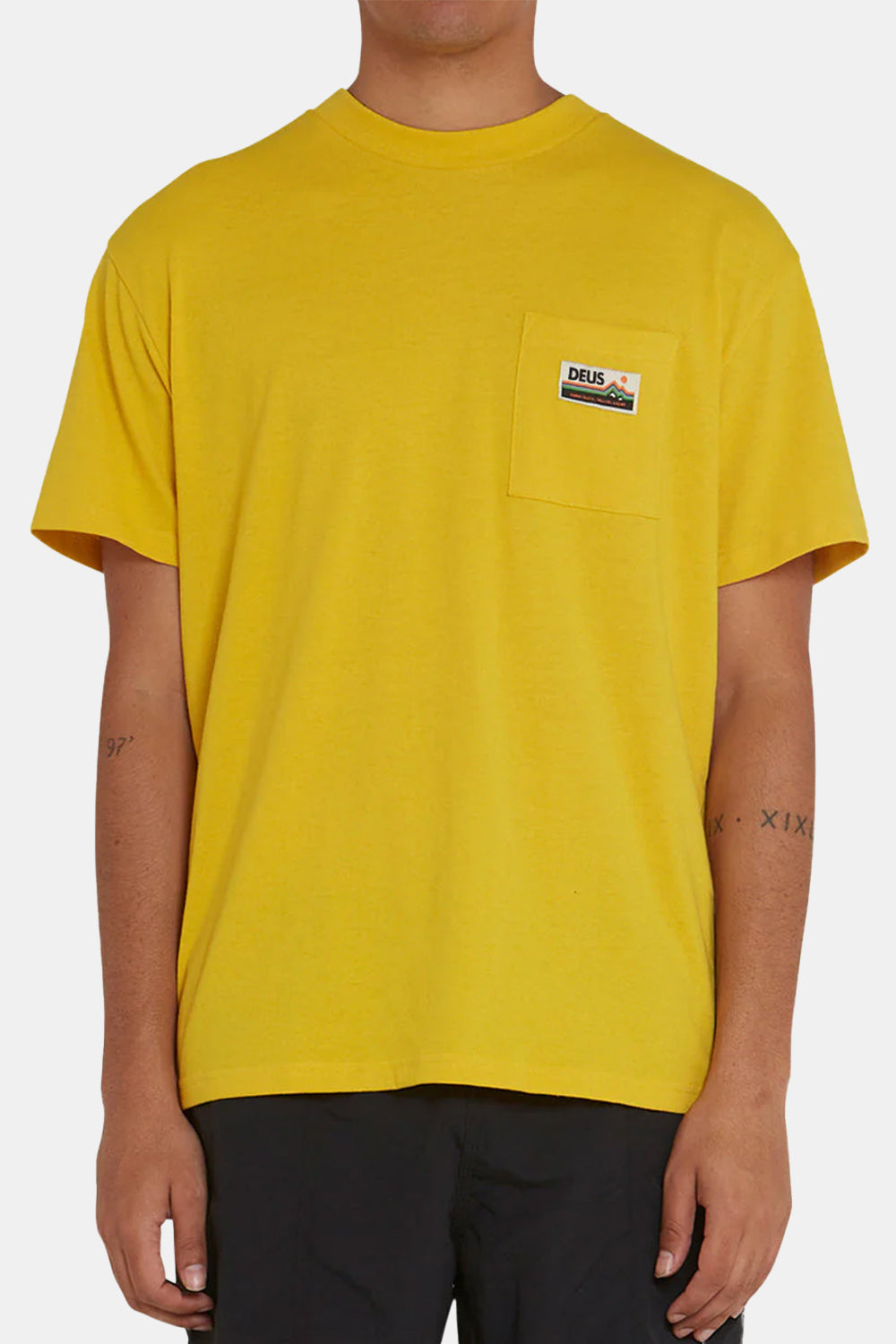 Deus Tango Pocket T-Shirt (Super Lemon) | Number Six